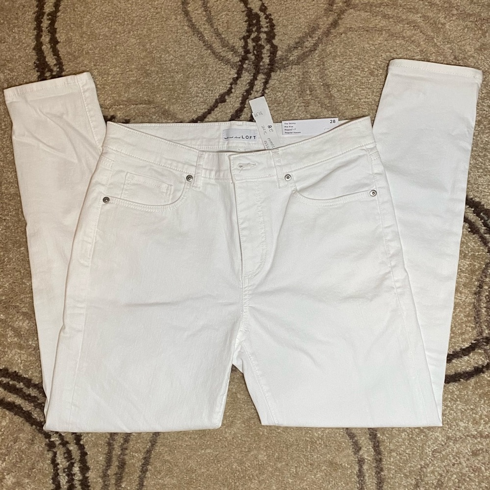 NWT Loft Mid Rise Skinny Jeans
